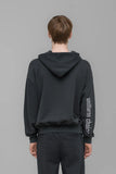ROUTINE ZIP HOODIE - FADED BLACK