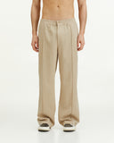 AMC STRIPES PANTS - BIEGE / BROWN