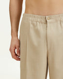 AMC STRIPES PANTS - BIEGE / BROWN