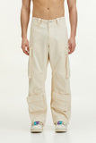 AMC CARGO PANTS - BIEGE DENIM