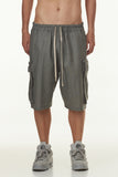 AMC CARGO LINEN SHORT - GREY