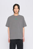 GREEN FRONT 44 TEE - WAHSED GREY
