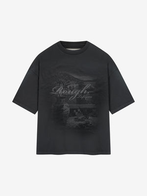 VINTAGE TAVERNA T-SHIRT - BLACK WASHED