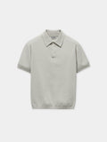 COMPACT SANDY POLO KNIT - LIGHT GRAYISH GREEN