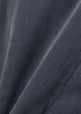 CUPRO TWO TUCK PANTS - CHAROCAL