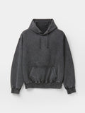 GARMENT DYING HOODIE - WASHED CHARCOAL