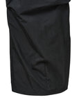DRAWSTRING WIDE FATIGUE PANTS - BLACK