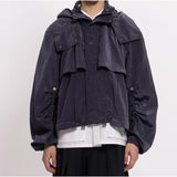 Cargo Jacket - navy blue