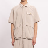 Cargo short sleeve shirt - khaki