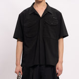 Cargo short sleeve shirt - black