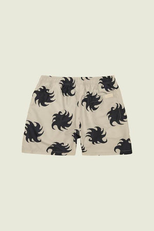 GRAVEL EMBER SWIM SHORTS - WHITE