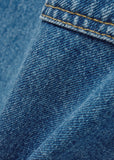 MENS RECYCLE COTTON DENIM - MID BLUE