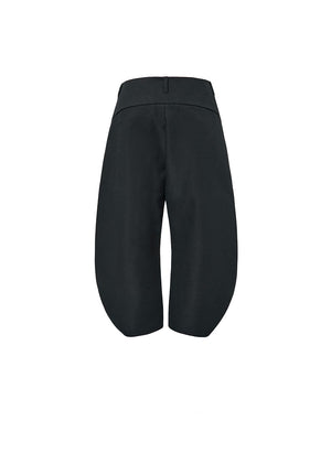 MEN'S CURVED SILHOUETTE PANTS - BLACK