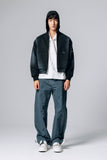 UNIFORMA ZIP HOODIE  - STONE BLACK