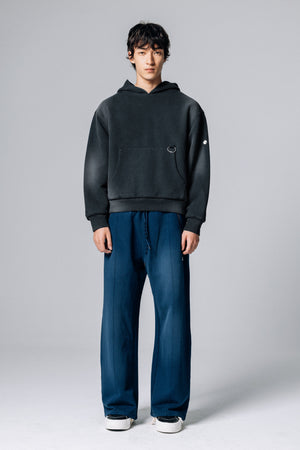 UNIFORMA HOODIE  - STONE BLACK