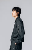 BRUTALIST COACH JACKET  - GREY
