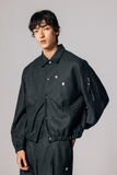 BRUTALIST COACH JACKET  - GREY