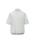 SHEER COLOR BLOCK TOP - LIGHT GREY