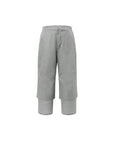 SHEER LAYERED PANTS - GREY