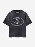 DRAMA LABEL T SHIRT - BLACK