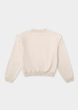 OUTLINE LOGO CREWNECK - STONE