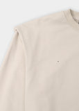 OUTLINE LOGO CREWNECK - STONE
