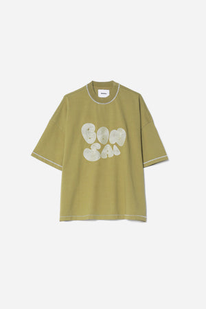 BONSAI EMBROIDERY T-SHIRT - GREEN