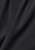 TWO TUCK WIDE SHORTS - BLACK