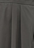 TWO TUCK WIDE SHORTS - BROWN