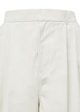 TWO TUCK WIDE SHORTS - IVORY