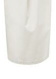 TWO TUCK WIDE SHORTS - IVORY
