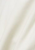 TWO TUCK WIDE SHORTS - IVORY