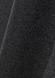 WOOL WIDE PANTS - BLACK