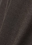 WOOL WIDE PANTS - BROWN