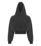 DOUBLE DOUBLE HOODIE - WASHED BLACK