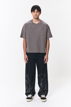 PATTERN TEE - GREY