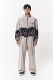 SWEAT FUNNEL JACKET  - ACID GREY