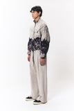SWEAT FUNNEL JACKET  - ACID GREY