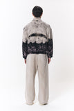 SWEAT FUNNEL JACKET  - ACID GREY