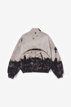SWEAT FUNNEL JACKET  - ACID GREY