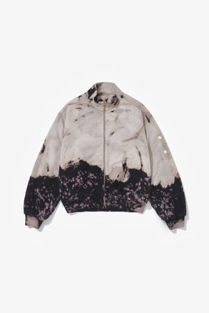 SWEAT FUNNEL JACKET  - ACID GREY
